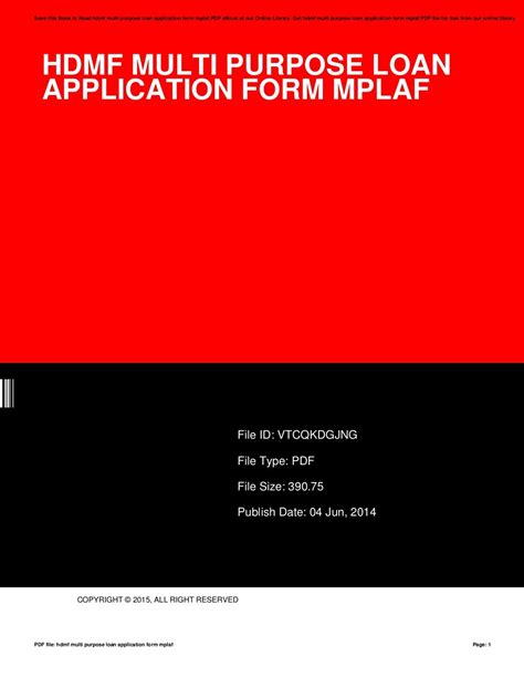 HDMF Mplaf.